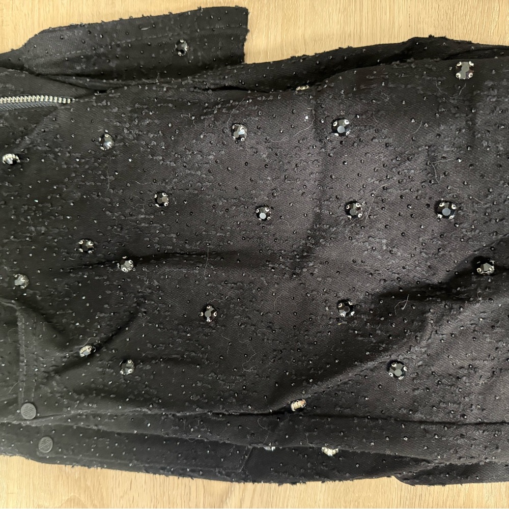 GUAPI Rhinestone Men Black Jeans - Picture 7 of 7